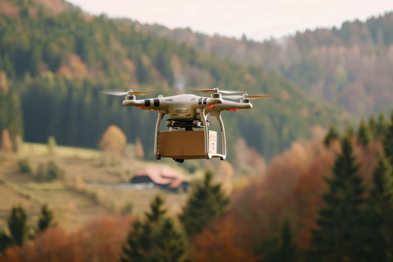 delivery-robot-futuristic-environment